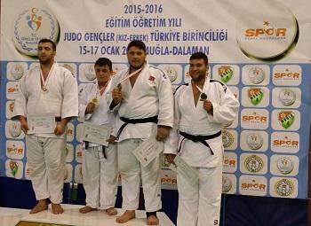 BEAL sporcusu Hüseyin Öğüt +90KG judo TC Genç Erkek Üçüncüsü 2016